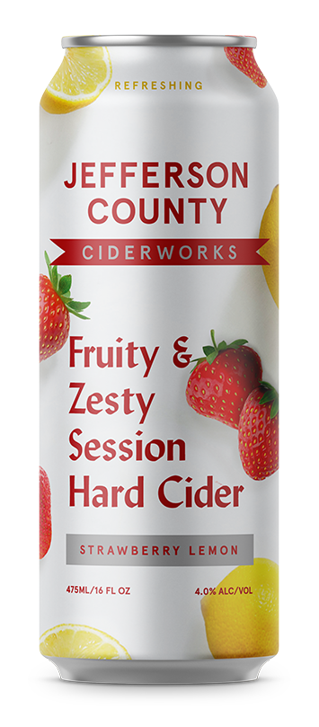 Jeffco Ciderworks Lemon Strawberry Cider